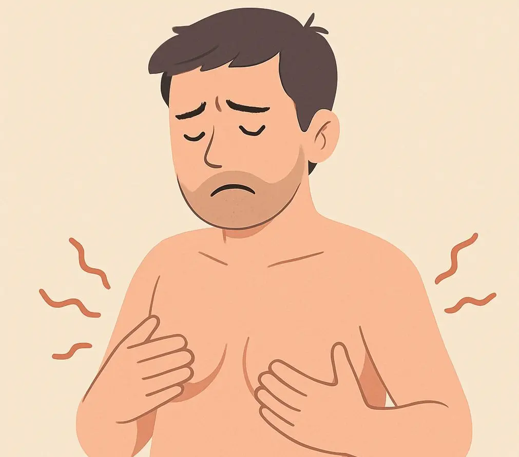 Male breast reduction gynecomastia surgery